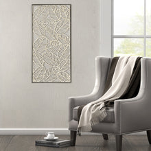 Load image into Gallery viewer, Paper Cloaked Leaves - Natural Metal Wall Decor
