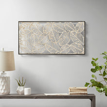 Load image into Gallery viewer, Paper Cloaked Leaves - Natural Metal Wall Decor
