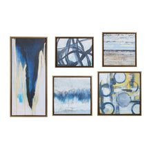 Load image into Gallery viewer, Blue Bliss - Natural Gallery Art (Set of 5)
