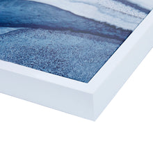Load image into Gallery viewer, Ethereal - Blue Printed Framed Canvas
