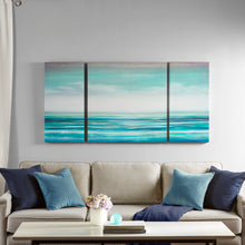Load image into Gallery viewer, Teal Tides - Blue Gel Coat Canvas
