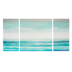 Teal Tides - Blue Gel Coat Canvas