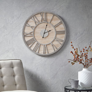 Mason - Natural Wall Clock