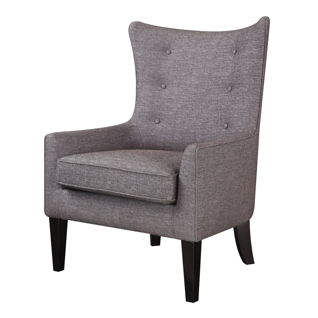 Carissa Shelter Wing Chair - Grey