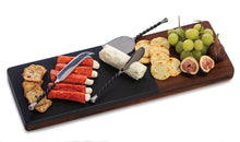 Load image into Gallery viewer, Verdi Marble Cheese Serving Board in Black
