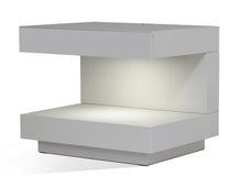Load image into Gallery viewer, Modrest Esso Modern Grey Nightstand
