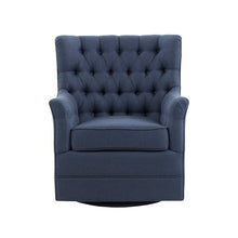 Load image into Gallery viewer, Mathis Swivel Glider Chair - Blue
