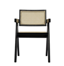 Load image into Gallery viewer, Modrest Aurora Modern Rattan and Wenge Dining Arm Chair
