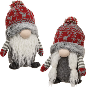 Mr. & Mrs. Nordic Snowflake Gnomes