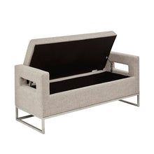 Load image into Gallery viewer, Crawford Storage Bench - Grey
