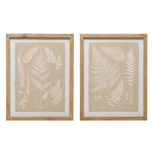 Fern Fronds Printed Canvas Wall Decor