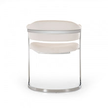 Load image into Gallery viewer, Modrest Allie Contemporary White Leatherette Dining Chair
