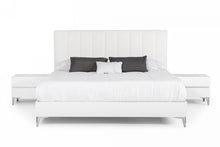Load image into Gallery viewer, Nova Domus Angela - Italian Modern White Eco Leather Bedroom Set
