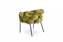 Load image into Gallery viewer, Modrest Debra Modern Green Fabric Dining Chair
