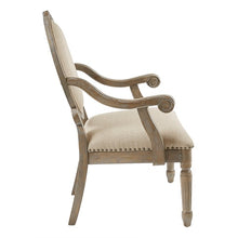 Load image into Gallery viewer, Brentwood Exposed Wood Arm Chair - Beige
