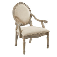 Load image into Gallery viewer, Brentwood Exposed Wood Arm Chair - Beige
