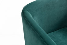 Load image into Gallery viewer, Modrest Yukon Modern Green Velvet &amp; Black Gun Dining Chair
