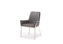 Load image into Gallery viewer, Modrest Robin Modern Grey Bonded Leather Dining Chair
