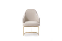 Load image into Gallery viewer, Modrest Tyler Modern Grey &amp; Gold Dining Chair
