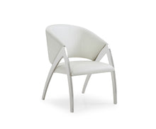 Load image into Gallery viewer, Modrest Rabia Modern White Leatherette Accent Chair
