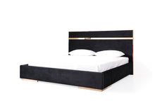 Load image into Gallery viewer, Nova Domus Cartier Modern Black &amp; Rosegold Bedroom Set
