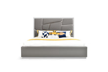 Load image into Gallery viewer, Modrest Chrysler Modern Grey Bonded Leather Bed
