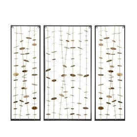Clement - Gold Metal Wall Decor Set of 3