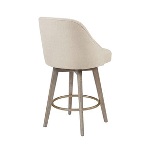 Pearce Counter Stool with Swivel Seat - Sand