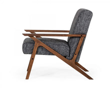 Load image into Gallery viewer, Modrest Candea - Mid-Century Walnut and Grey Loveseat
