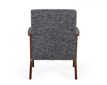 Load image into Gallery viewer, Modrest Candea - Mid-Century Walnut and Grey Accent Chair
