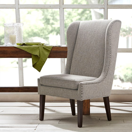 Garbo Captains Dining Chair - Grey Multi