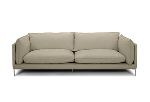 Divani Casa Harvest - Modern Taupe Full Leather Sofa