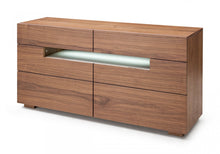 Load image into Gallery viewer, Modrest Ceres - Contemporary LED Walnut Dresser

