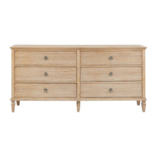 Load image into Gallery viewer, Victoria 6-Drawer Dresser - Light Natural
