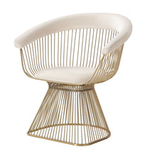 Load image into Gallery viewer, Modrest Chandler - Modern Beige Velvet &amp; Gold Dining Chair
