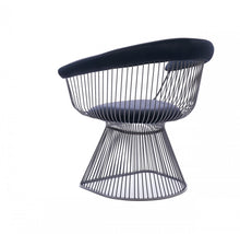 Load image into Gallery viewer, Modrest Chandler - Modern Black Velvet &amp; Black Stainless Steel Dining Chair
