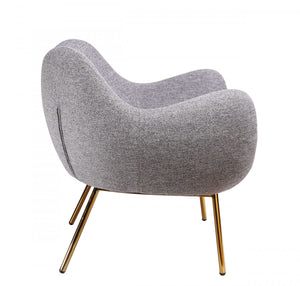 Modrest Cicero - Modern Grey Accent Chair