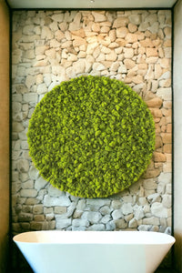 Circular Hanging Moss Wall Art