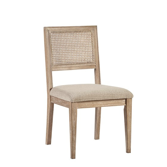 Kelly Dining Side Chair, Light Brown (Set of 2)