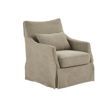 Load image into Gallery viewer, London Skirted Swivel Chair - Tan
