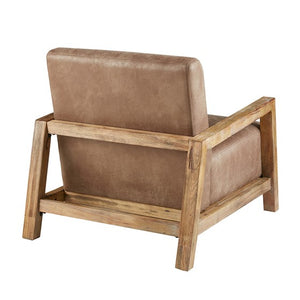 Easton Low Profile Accent Chair - Taupe/Natural