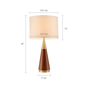 Chrislie - Gold/Brown Table Lamp