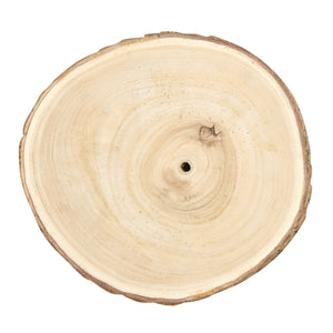 Paulownia Wood Slice, 12-3/4 Inch