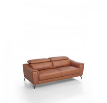 Load image into Gallery viewer, Divani Casa Danis - Modern Cognac Leather Brown Sofa Set
