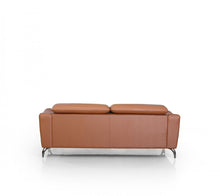 Load image into Gallery viewer, Divani Casa Danis - Modern Cognac Leather Brown Sofa Set
