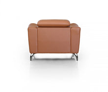 Load image into Gallery viewer, Divani Casa Danis - Modern Cognac Leather Brown Chair
