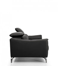 Load image into Gallery viewer, Divani Casa Danis - Modern Black Leather Sofa
