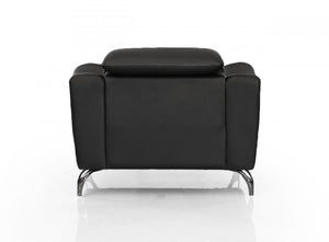 Divani Casa Danis - Modern Black Leather Chair
