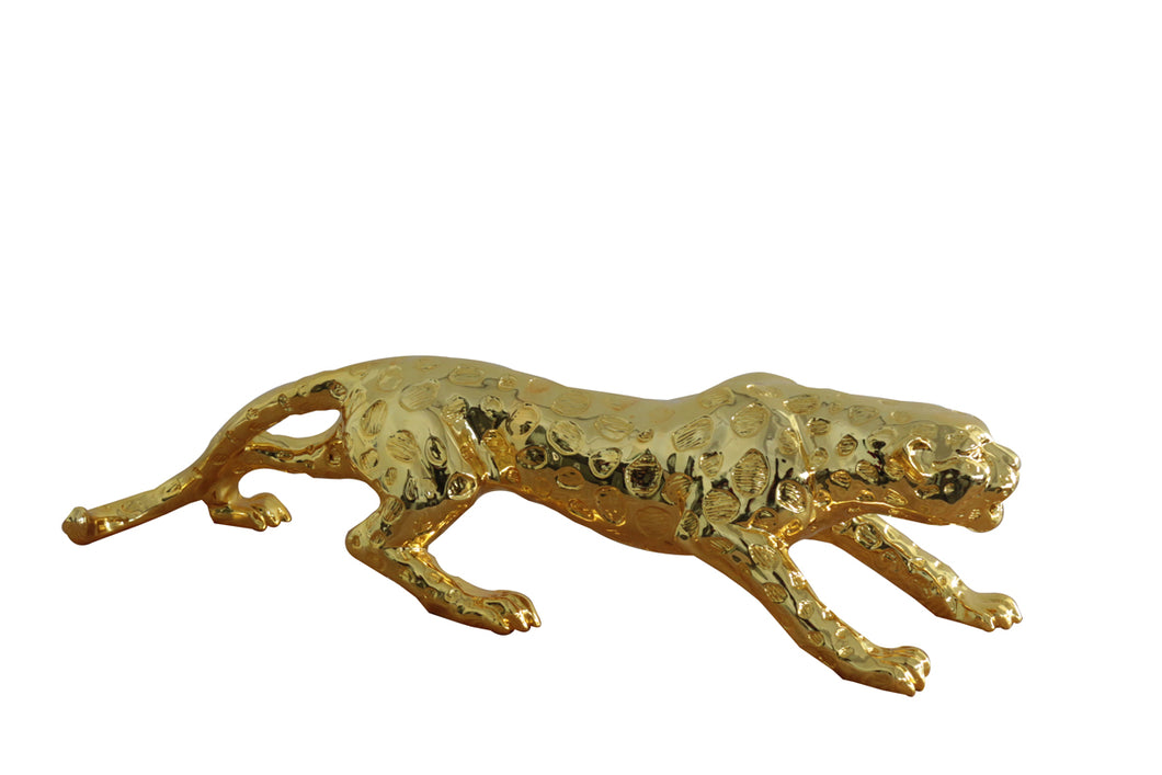 Modrest Jaguar Gold Mirror Sculpture 32