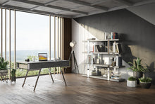 Load image into Gallery viewer, Modrest Dessart - Modern Elm Grey Office Desk
